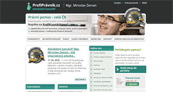 Desktop Screenshot of profipravnik.cz