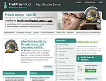 Tablet Screenshot of profipravnik.cz